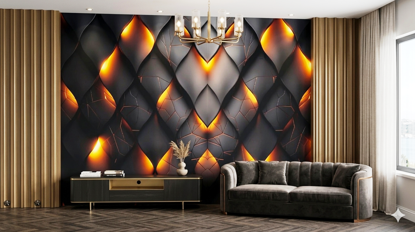 Premium Tek Parça Tekstil Duvar Kağıdı 0002