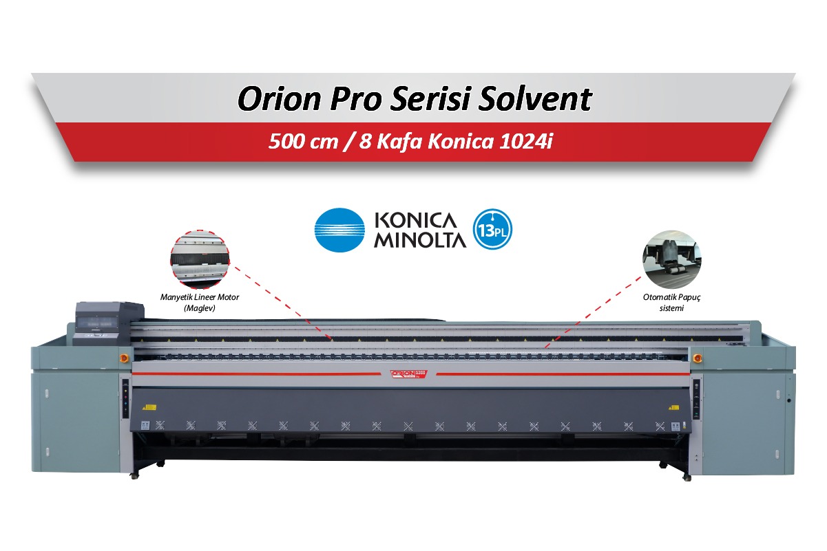 5 Metre Dış Mekan Dijital Baskı Makinası